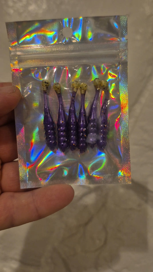 ELI SIGNATURE COLORWAY 1.5" BALL TAIL LIL SLUGGER 6pk