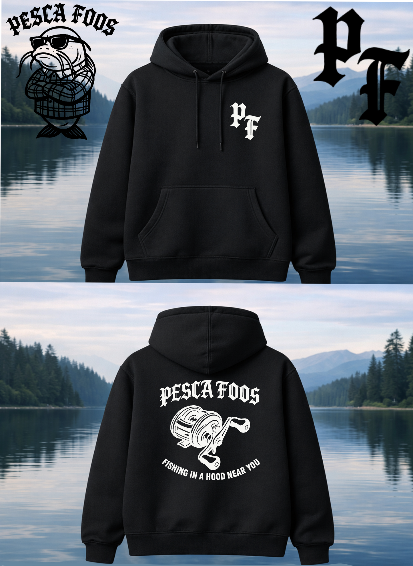 PESCA FOOS BAITCASTER HOODIE